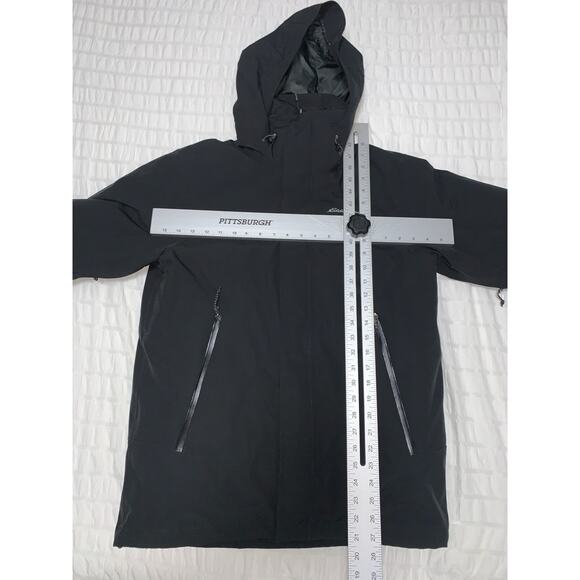 Eddie Bauer WeatherEdge Plus 3‑in‑1 Down Insulated Jacket Men’s Medium Black - Picture 3 of 13